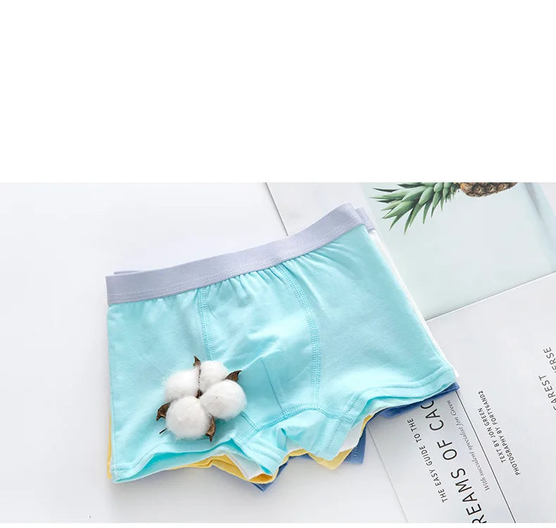 Cuecas Boxer Infantil Menino ( 4 unidades)