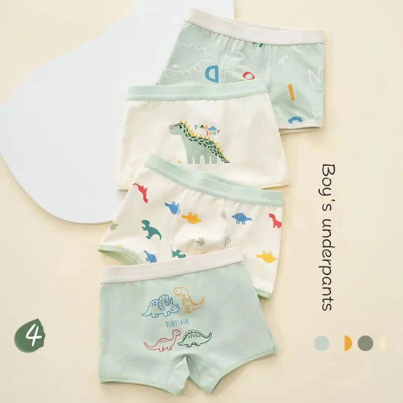 Cuecas Boxer Infantil Menino ( 4 unidades)