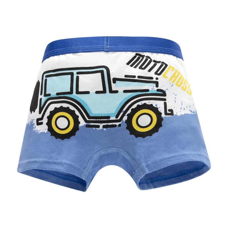 Cuecas Boxer Infantil Menino ( 4 unidades)