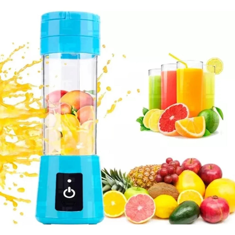 Mini liquidificador portátil para shakes, vitaminas e sucos - USB - 380 ml